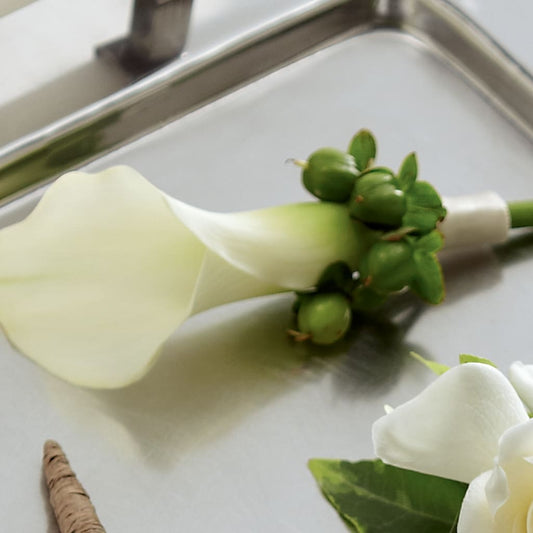 White Calla Boutonniere